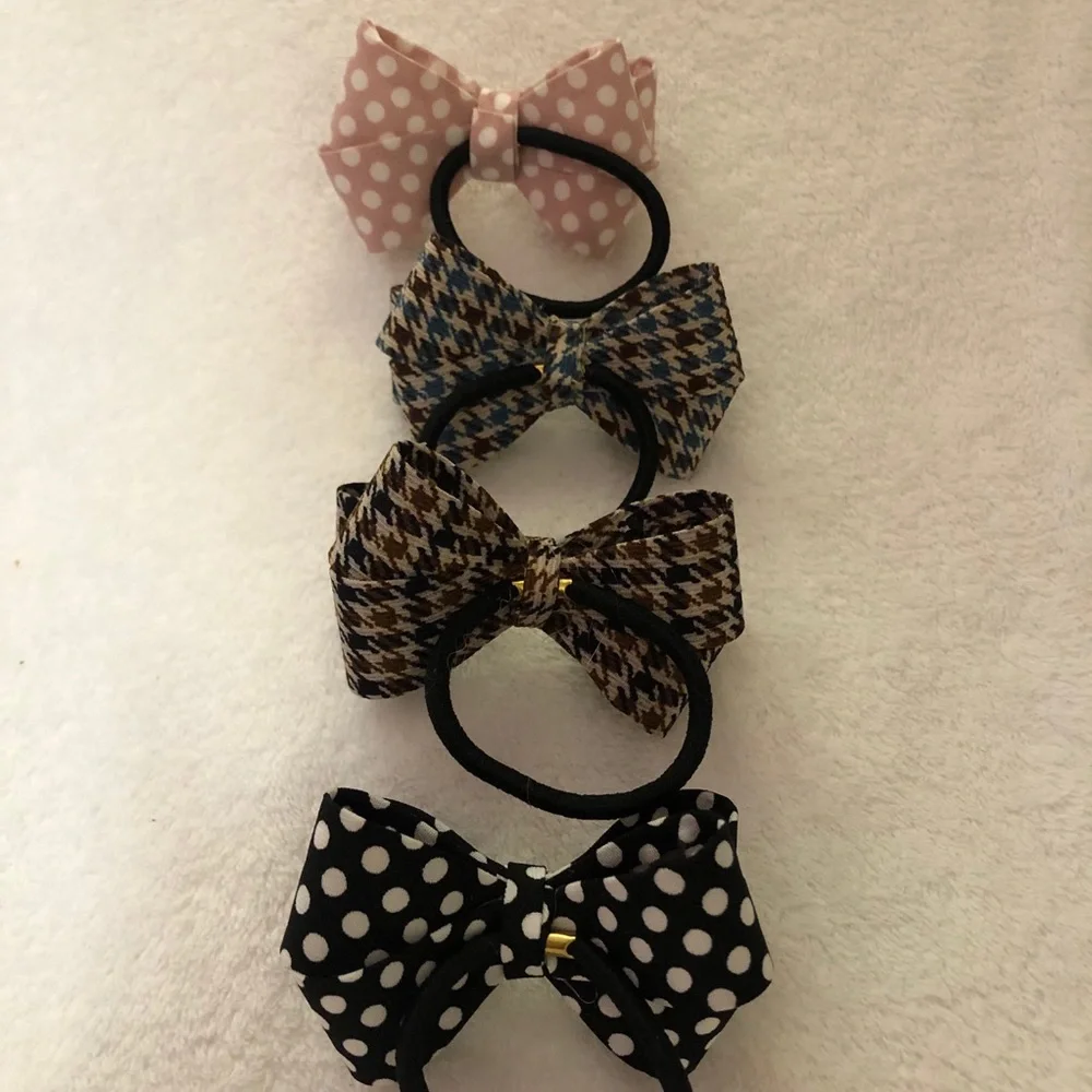 Structured Ribbon/Bow Hair Ties